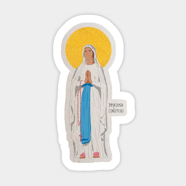 Immaculata Conceptio Sticker by Ô Bonne Mère